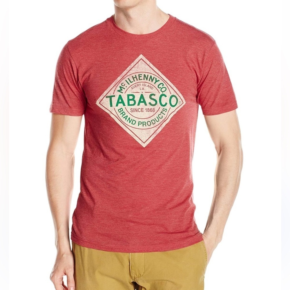 Tabasco Heather Red Men's Tee SZ L